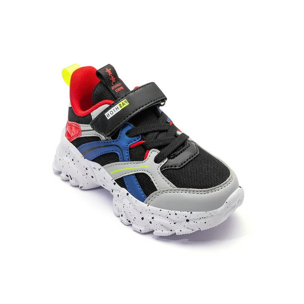 SPKIDS Kids Boys Girls Sport Shoes Breathable Running Sneakers 